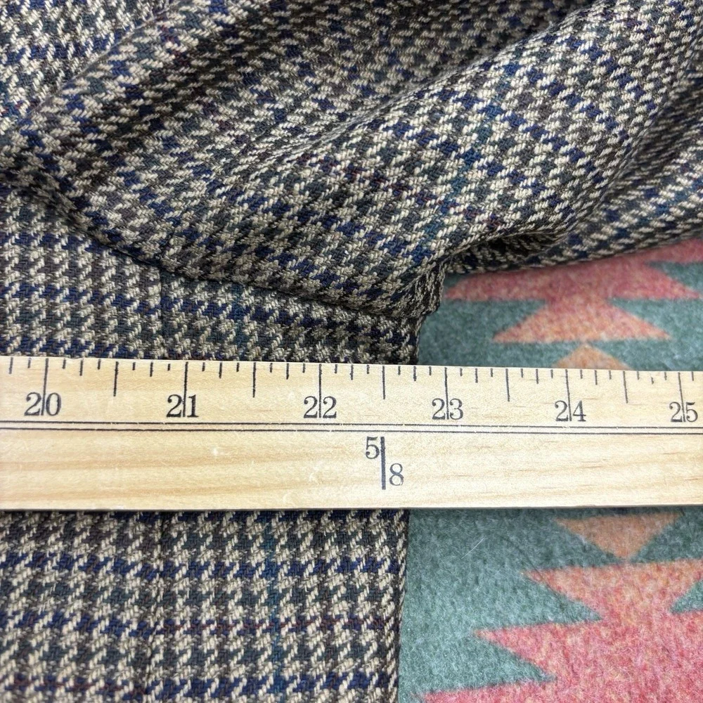 Ralph Lauren Men's Brown Houndstooth Sport Coat Blazer